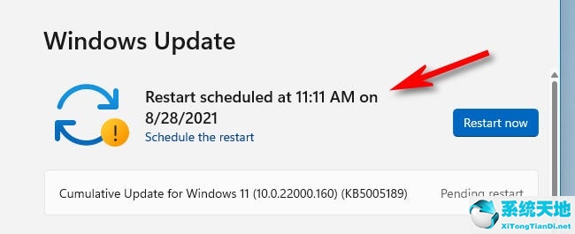windows11如何重新启动更新(windows系统如何更新到windows 11)