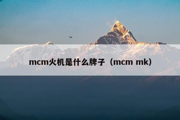 mcm火机是什么牌子(imcc火机是什么品牌)