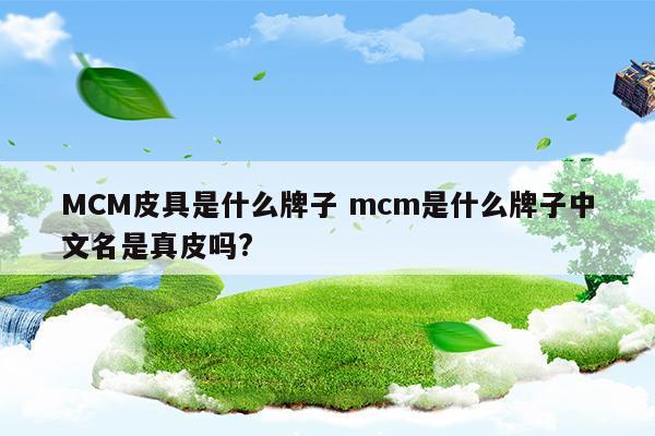 MCM皮具是什么牌子mcm是什么牌子中文名是真皮吗(mcm牌子包包是皮的吗)