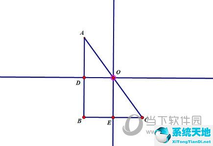 几何画板绘制一个任意的直角三角形(几何画板画三角形外心)