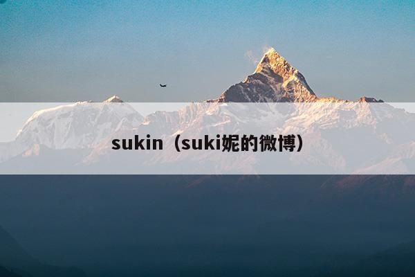 sukin(sukin是什么牌子)