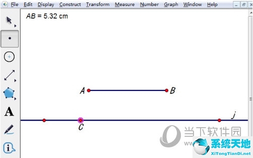 怎样在几何画板中截取相等的线段(几何画板截取线段相等动画教程)